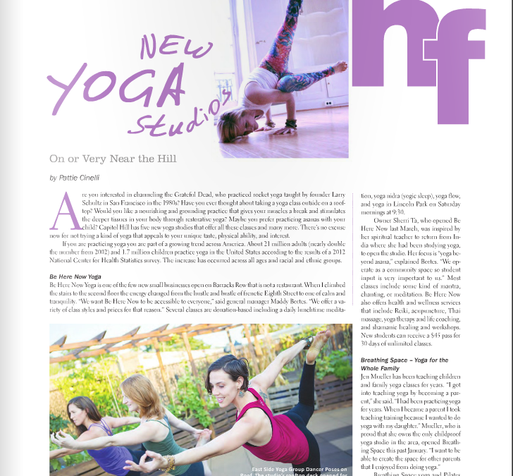 Article: New Yoga Studios